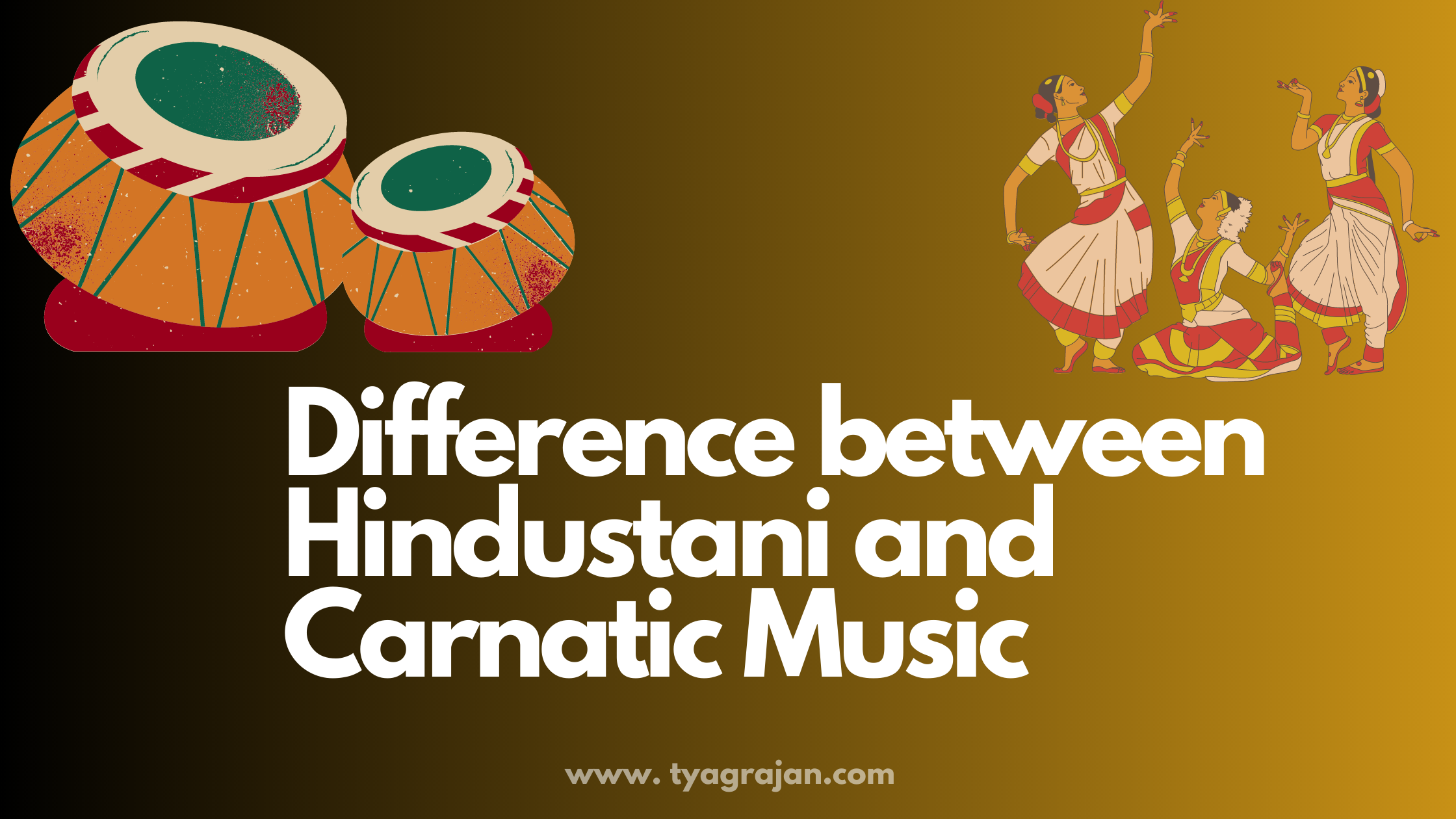 Difference between Hindustani and Carnatic Music