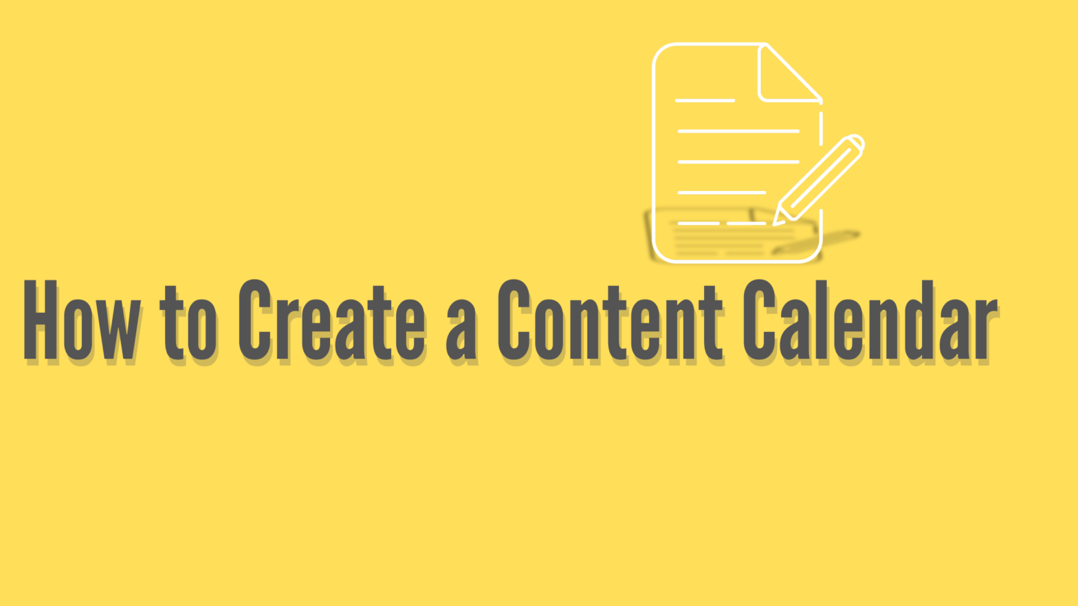 How to create a content calendar step by step planning workflow
